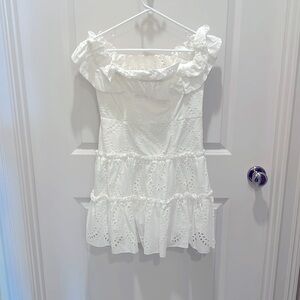Zara eyelet dress